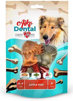 Pochoutka Aiko Dental Little Zoo 6-7cm/150g/6ks