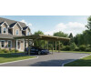 Dvojitý carport KARIBU BASIC 1 62039 LG3142
