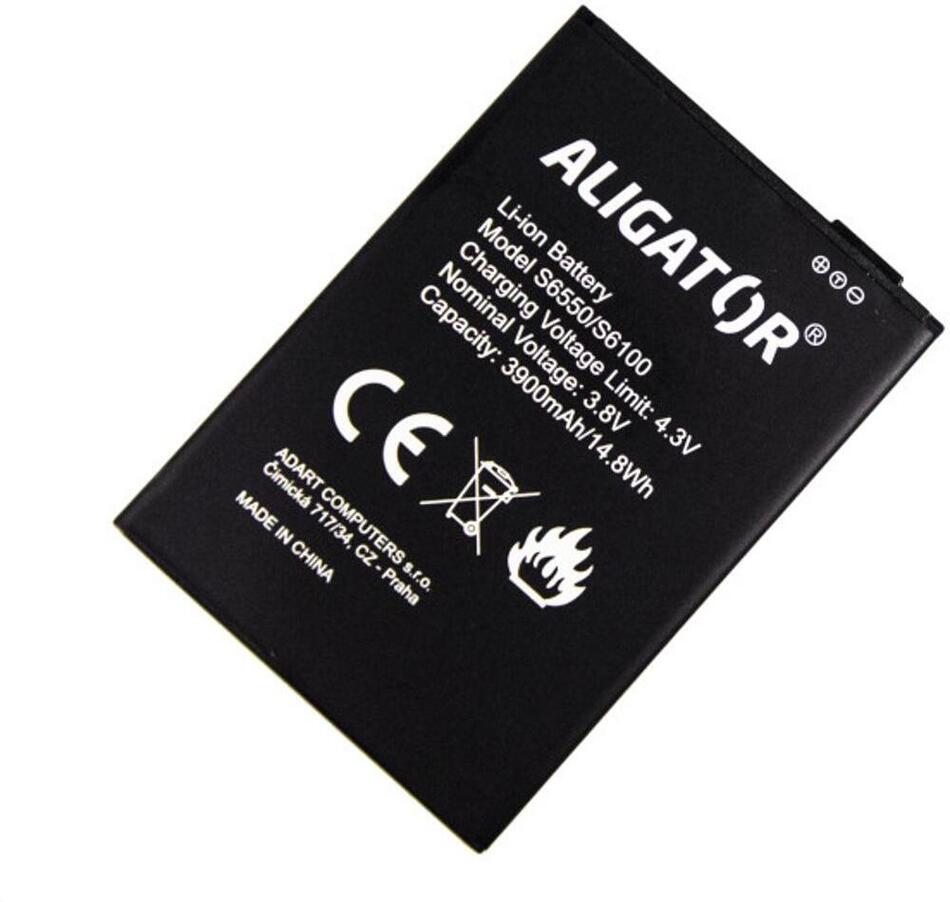 Baterie ALIGATOR S6100/S6550 Duo, Li-Ion 3900mAh, originální