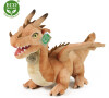 Rappa Plyšový drak 40 cm hnědý ECO-FRIENDLY