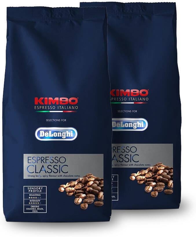 Káva DeLonghi Kimbo Classic zrnková 1+1kg