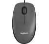 Logitech myš M90, optická, USB, 3 tlačítka, šedá, 1000dpi (910-001793)