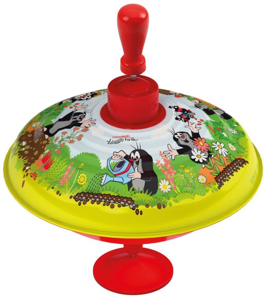 Lena Káča točící Krtek kov/plast 19cm v krabici 16x16x16cm 18m+