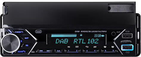 Autorádio Trevi, SCD 5753 DAB, bluetooth, LCD displej, DAB/DAB+/FM, USB, micro SD, 160 W