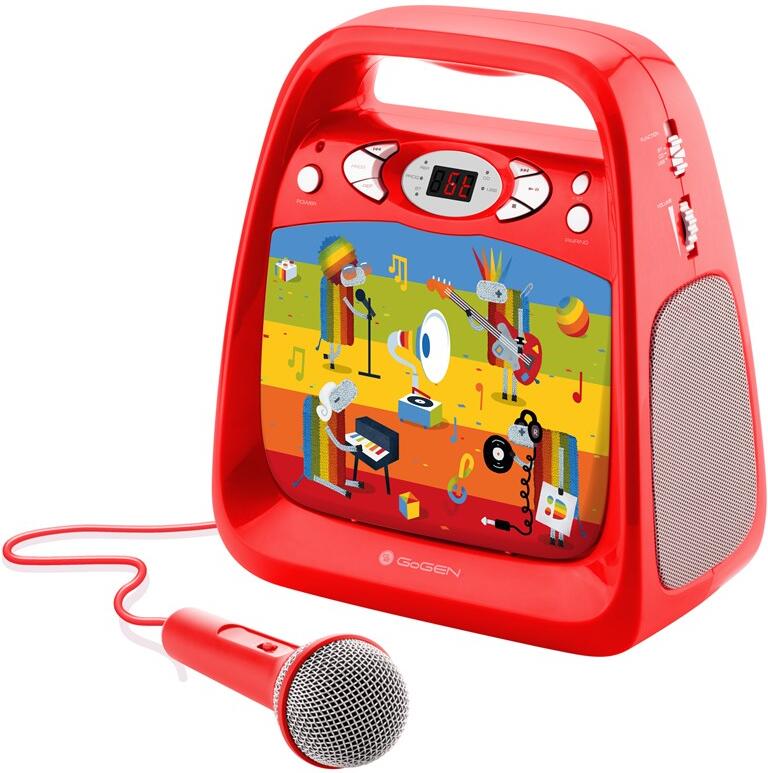 CD přehrávač GoGEN DÉČKO KARAOKE R, červený
