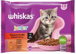 Whiskas kapsa Core Junior klas.výběr ve šťávě 4x85g