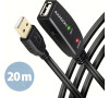 Axagon AXAGON ADR-220, USB 2.0 A-M -> A-F aktivn prodluovac / repeater kabel, 20m