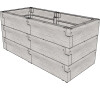 Vyvýšený záhon LanitPlast LG3178 3ER-SET