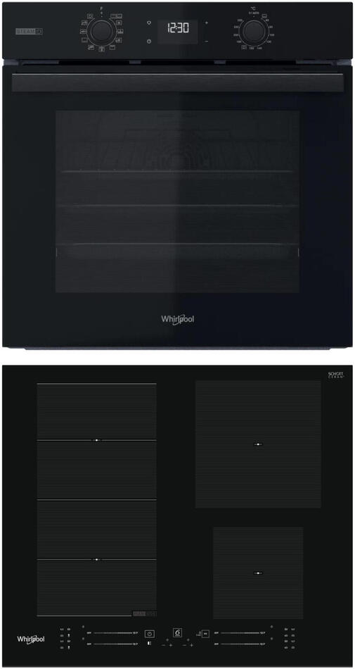 SET Trouba Whirlpool OMSR58CU1SB + Indukční deska Whirlpool WF S4160 BF