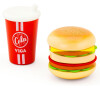 Dřevěná souprava hamburger a Cola Viga