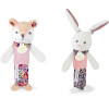Doudou Chrastítko pískací 17 cm 1 ks Doudou et Compagnie Paris