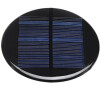 Solární panel mini 5V/110mA, polykrystalický, průměr 90mm HADEX