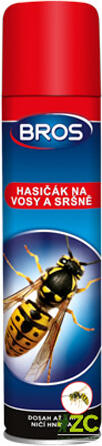 Sprej proti vosám a sršňům BROS 600ml (hasičák)