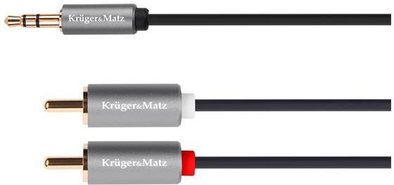 Kabel Jack 3.5mm stereo/2x Cinch 3m KRUGER & MATZ KM1216 Basic KRUGERMATZ