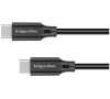 Kabel KRUGER & MATZ KM1261 Basic USB-C/USB-C 2,5m Black KRUGERMATZ