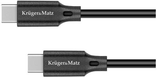 Kabel KRUGER & MATZ KM1261 Basic USB-C/USB-C 2,5m Black KRUGERMATZ