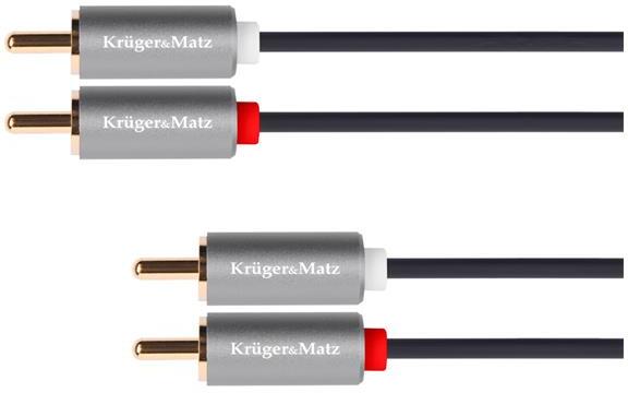 Kabel 2x Cinch konektor/2x Cinch konektor 3m KRUGER & MATZ KM1211 Basic KRUGERMATZ