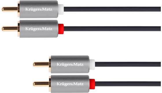 Kabel 2x Cinch konektor/2x Cinch konektor 10m KRUGER & MATZ KM1210 Basic KRUGERMATZ