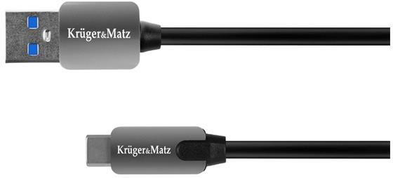 Kabel KRUGER & MATZ KM0347 USB 3.0/USB-C 0,5m Black KRUGERMATZ