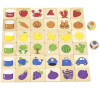 Dřevěné puzzle Barvy Viga