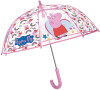 Dívčí deštník Perletti Peppa Pig transparent