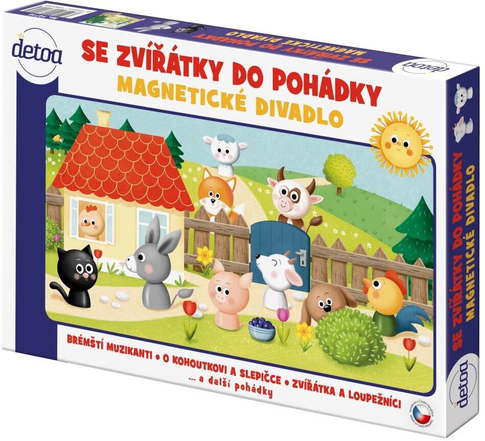 Detoa Magnetické divadlo se zvířátky do pohádky