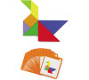 Dřevěný magnetický tangram Viga