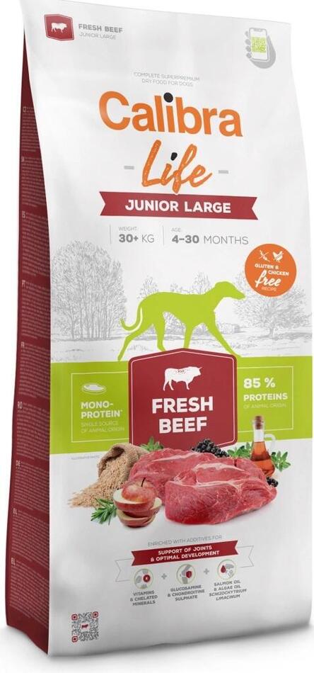 Calibra Dog Life Junior Large Fresh Beef 2,5kg