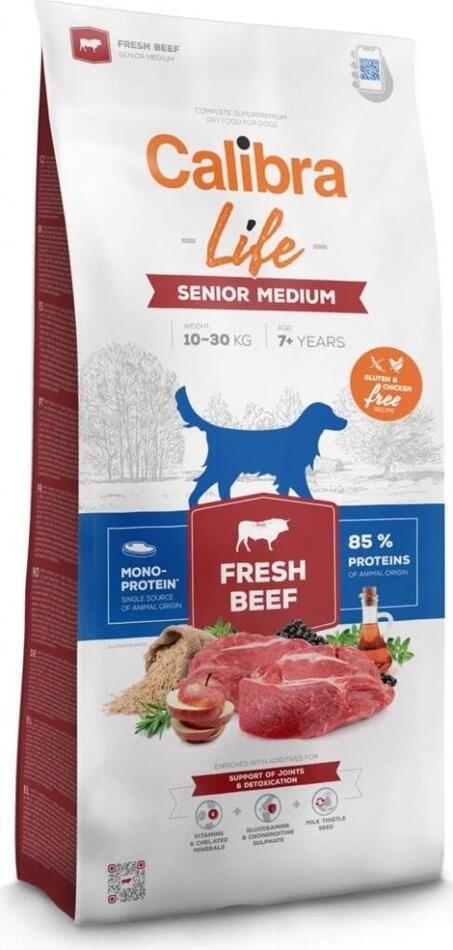 Calibra Dog Life Senior Medium Fresh Beef 12kg