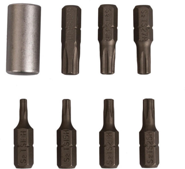 Pětihranný torx s dírou v sadě, 8 kusů - AH0117 AHProfi