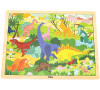 Dřevěné puzzle 48 dílků Viga Dinosauři