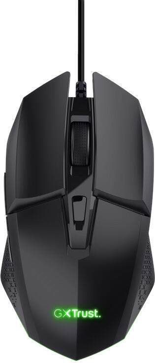 Trust GXT 109 FELOX/Herní/Optická/Pro praváky/6 400 DPI/Drátová USB/Černá (25036)