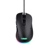Trust GXT 922 YBAR/Herní/Optická/Pro praváky/7 200 DPI/Drátová USB/Černá (24729)