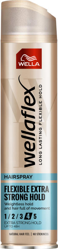 Wellaflex lak na vlasy Extra extra strong (4), 250 ml