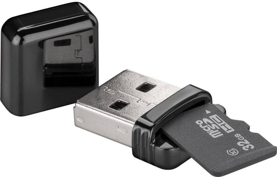 GOOBAY Čtečka karet micro SD, USB-A 2.0