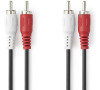 Stereo Audio Kabel NEDIS CAGL24200BK10