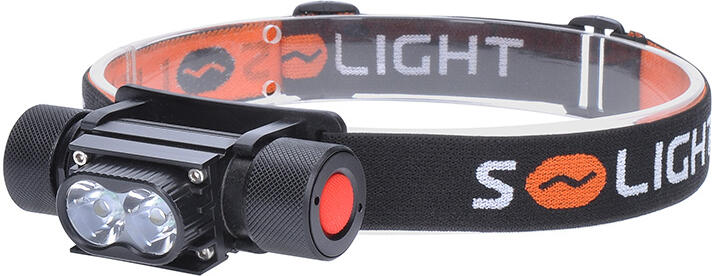 Solight LED čelová nabíjecí svítilna, 650lm, Li-Ion