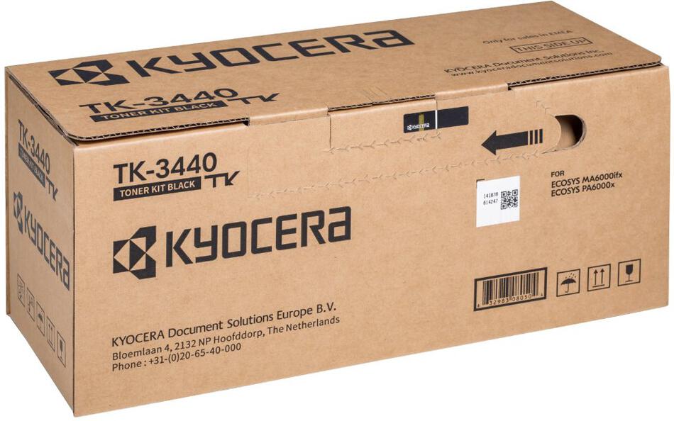 Kyocera toner TK-3440 (černý, 40000 stran) pro ECOSYS PA6000x, MA6000ifx