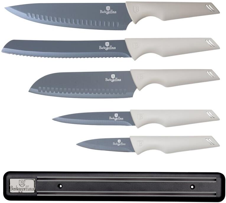 BERLINGERHAUS Sada nožů s magnetickým držákem 6 ks Aspen Collection BH-2839