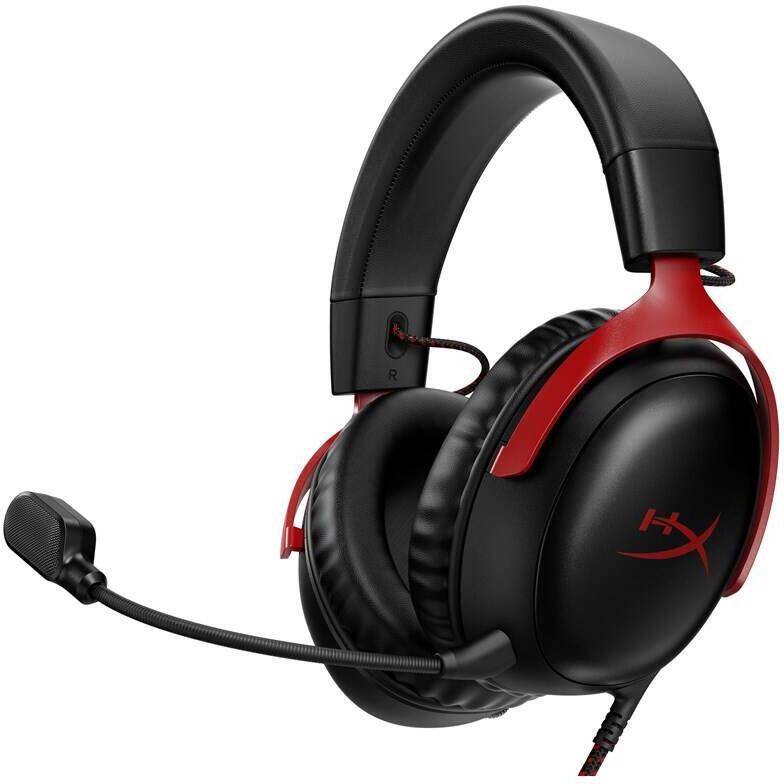 HyperX Cloud III - Gaming Headset (Black/Red) (727A9AA)