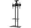 Neomounts PLASMA-M1700ES / Mobile Flat Screen Floor Stand (height: 147-163 cm) box 1/2 / Black