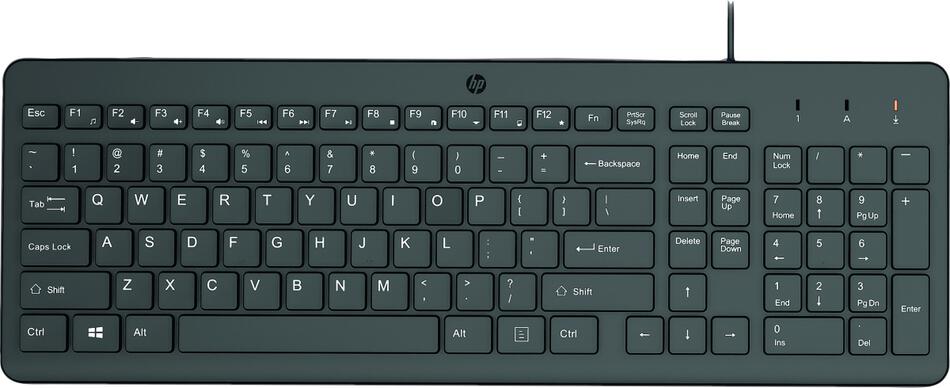 HP Inc. HP 150 Wired Keyboard - drátová klávesnice - EN lokalizace (664R5AA#ABB)