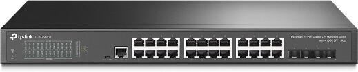 TP-Link TL-SG3428X-UPS 2xGb 4x10G SFP+ UPS Power supply manag.switch