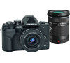 Digitln fotoapart Olympus E-M10 Mark IV 1442 EZ + 40-150mm II R Pancake double zoom kit black/black/black