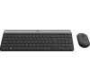 Logitech Slim Wireless Keyboard and Mouse Combo MK470 - GRAPHITE - UK - INTNL (920-009202)
