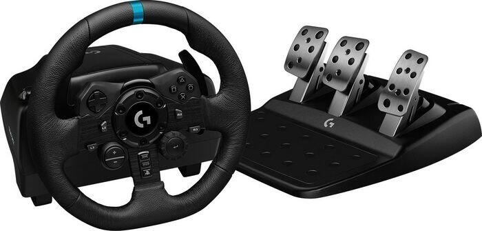 Logitech G923 Racing Wheel and Pedals for PS5, PS4 and PC - PLUGG - EMEA (941-000150)