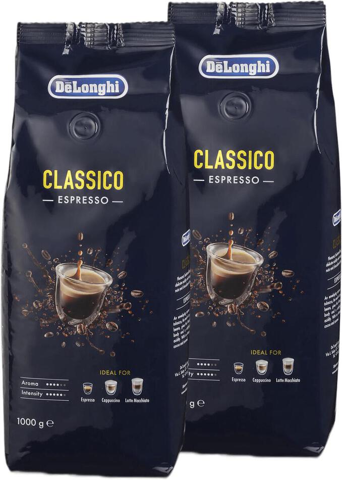 Káva DeLonghi CLASSICO ESPRESSO, 1+1 kg