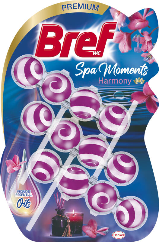 Bref WC blok Spa Moments Harmony, 3× 50 g
