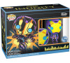 Funko POP & TEE: Marvel Blacklight- Rescue L