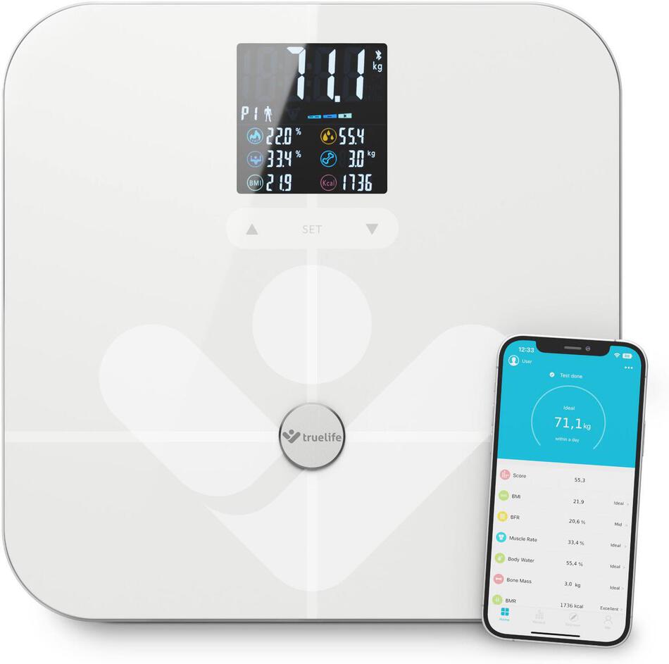 Osobní váha TrueLife FitScale W7 BT White